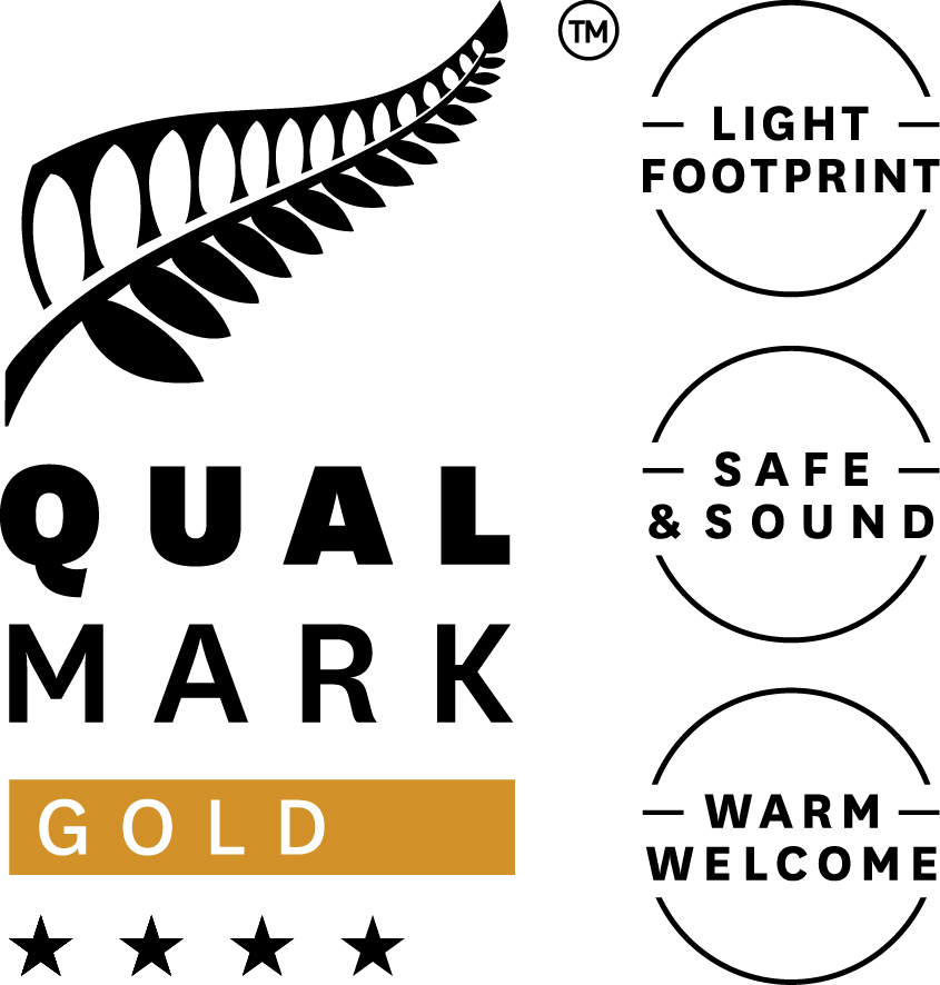Qualmark Gold 4 Star Sustainable Tourism Business Award